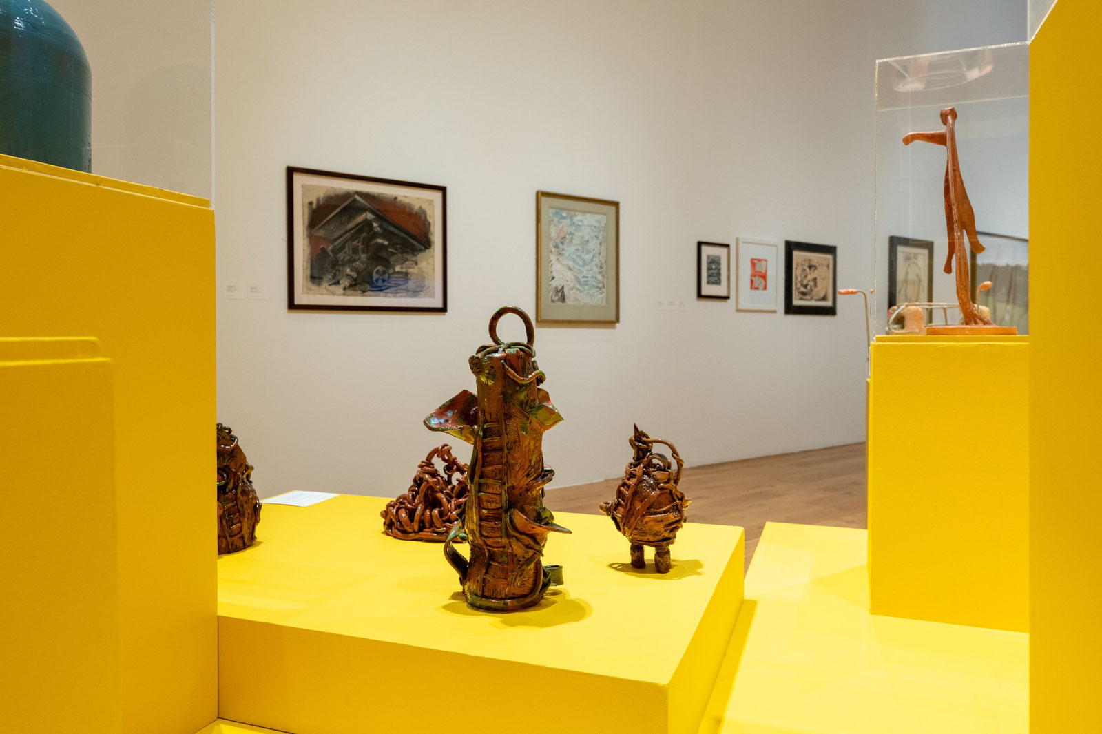 Snakes and Ladders 2024 Glazed ceramics Dimensions variable | Shown in Material 