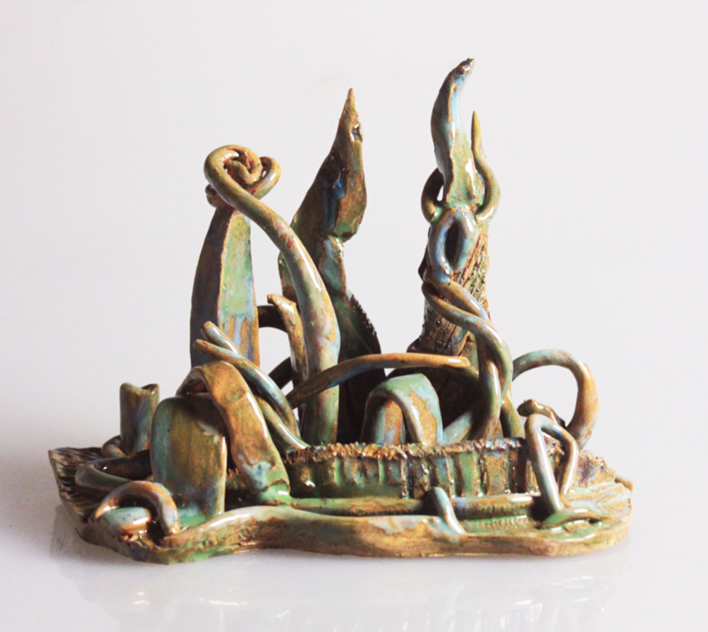 Crystal World I 2024 25 x 17 x 11 cm Glazed ceramic