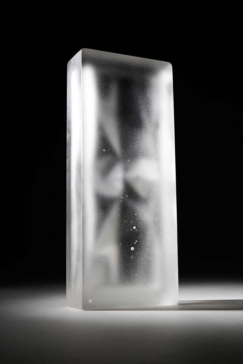 Fragment of a Melting World 2019 Cast glass 33 x 15 x 6 cm